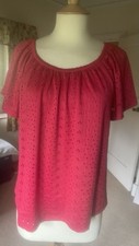 Dannii Minogue Red Top Small Petites NEW