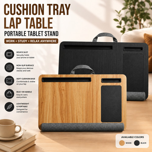 Laptop lap desk - laptop, cushion