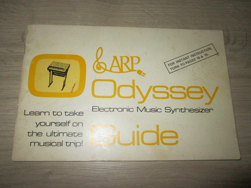 Arp odyssey original guide - arp,