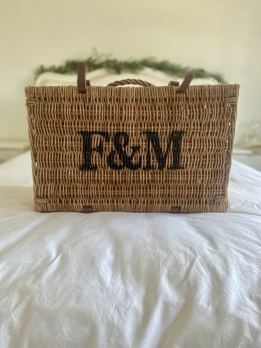 Fortnum mason wicker basket - &,