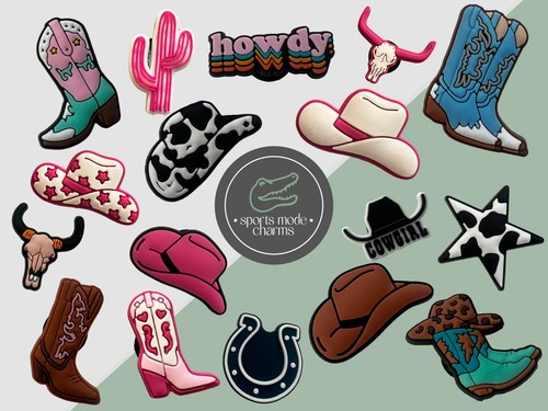 Cowgirls charms for shoes - -,