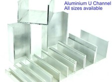 SGS Aluminium U CHANNEL & Bespoke sizes cut to length UK Metal Distributor