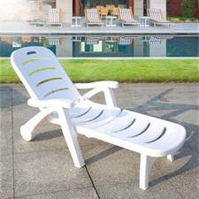 Folding Sun Lounger Deck Chair