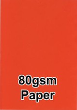100 INTENSE RED COLOUR 80gsm