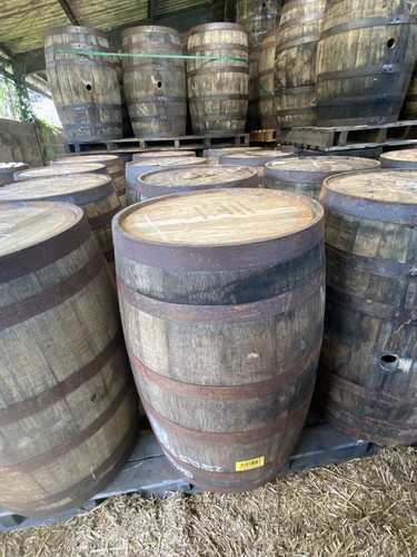 Whole oak whiskey barrels - whiskey,