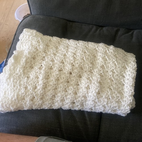 Handmade white crochet - white,