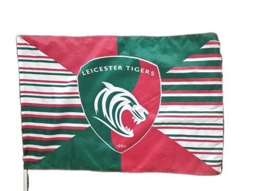 Leicester tigers rugby flag - rugby,