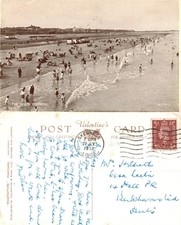 Vintage Postcard - The Beach