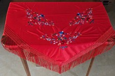 Red Multicolor Floral