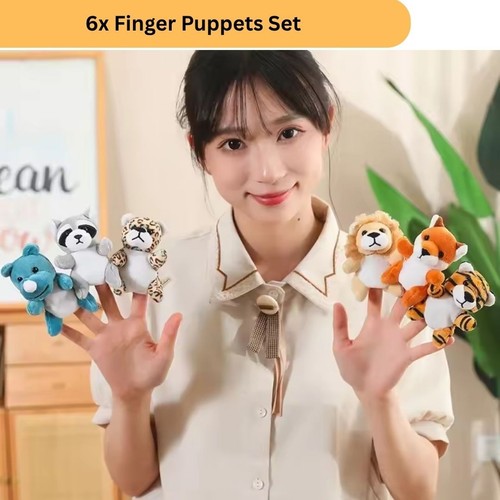 Finger puppets set - 6x,
