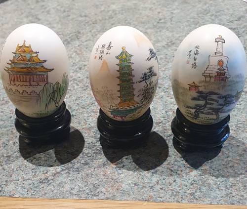 Vintage hand painted chinese - painted,