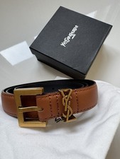 YSL Monogram Belt