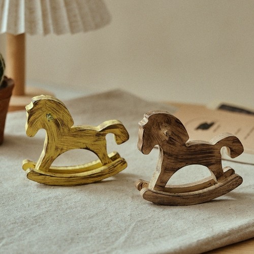 Wooden rocking horse small - wooden,