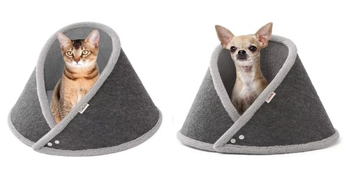 Cat dog cave bed removable - cat,
