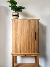 Mid Century Solid Oak Drinks Cabinet