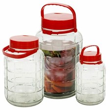 Large Pickle Glass Jars