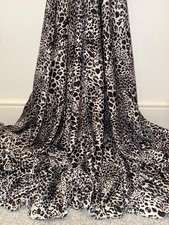 1 Meter Leopard Print Silky