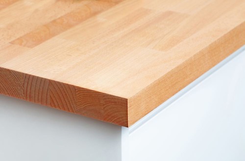 Solid beech wood worktop - solid,