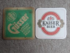 Beer mats AUSTRIA coasters various job lot GOSSER KAISER