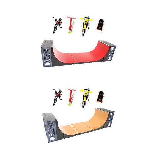 5pcs fingerboard skate ramps - 5pcs,