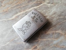VTG RARE Military ZIPPO pat.2517191 LIGHTER VIETNAM WAR ERA 1964-1965 KON TUM
