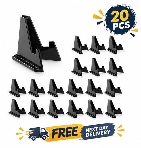 Black acrylic easel stands - black,