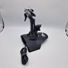 Saitek ST290 Pro Flight Stick Joystick Wired Black USB Gaming PC - Working