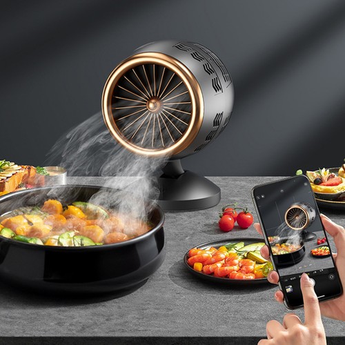 Portable desktop range hood - desktop,