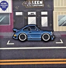 Leen Customs Blue Porsche 911