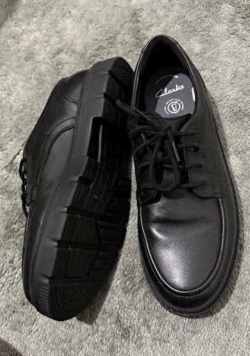 Clarks men black leather - clarks, men's