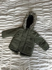 Primark baby boy green parka