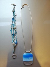 2x PIECE JEWELLERY SET - 925