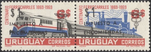 Uruguay 1972 steam - uruguay,
