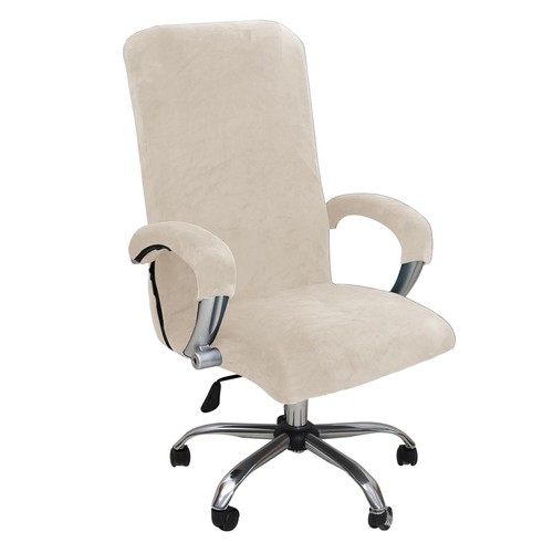 Velvet office chair - office, cover