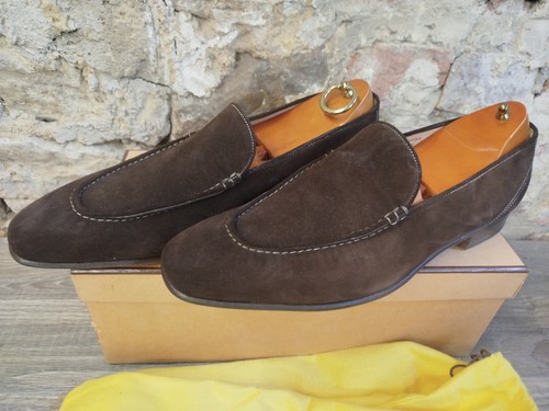 John lobb cutter brown suede - brown,