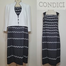Condici Dress Black And Ivory