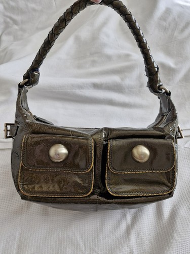 Reiss bronze leather shoulder - bronze,