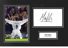 Mark Viduka Signed 12x8 Photo Display Leeds United Autograph COA
