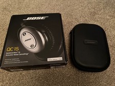 Bose QC 35 Wireless Noise Cancelling Headphones & QC 15 Wired 