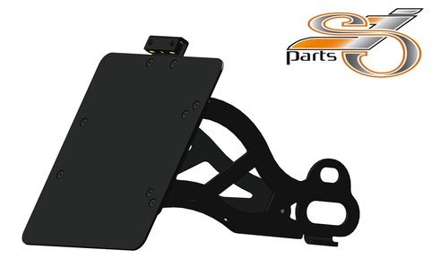 Side license plate holder - side,