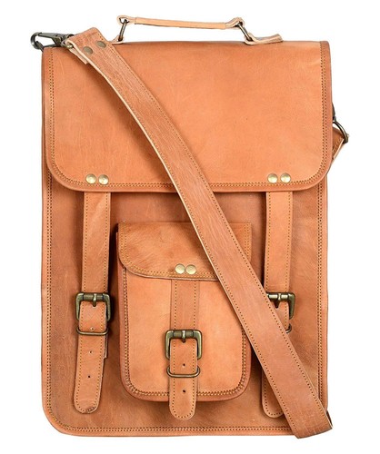 Men leather briefcase long - men's,