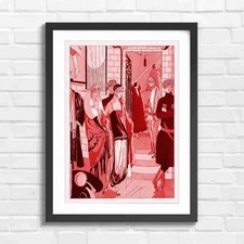 Vintage Art Deco Fashion Scene