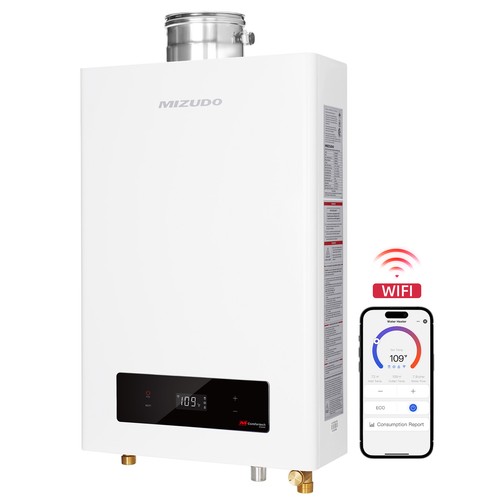 Tankless water heater - heater, natural