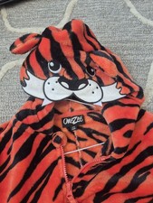 Onezee Brand Tiger Suit 9-10 Years With Detachable Tail And A Decorwtive Hood
