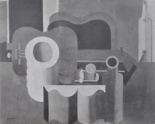 Corbusier still life with - le,