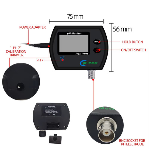 New meter for aquarium - ph,
