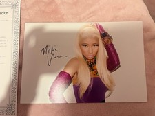 Nicki Minaj Hand Signed Photo