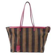 FENDI Pequin Tote Bag Pink