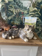 Jenny Winstanley Tabby Cat Size 6 with Cathedral Glass Eyes Excellent Condition