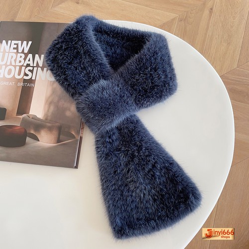 Handmade knit real - real, mink